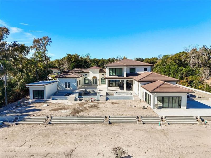 In-progress construction of a new home in , Lake Mary, FL (Image 10).