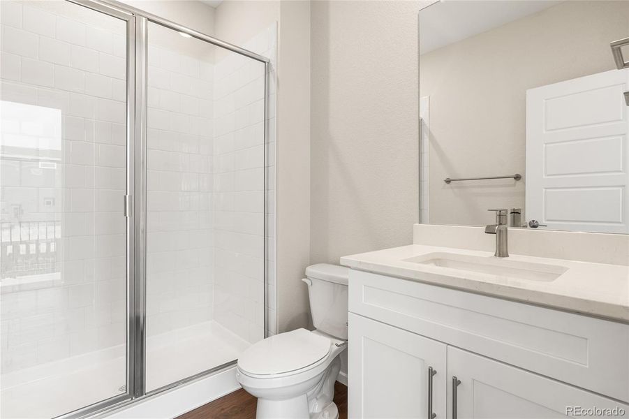 Furnished interior view inside a new home in Painted Prairie, Aurora (Image 5).