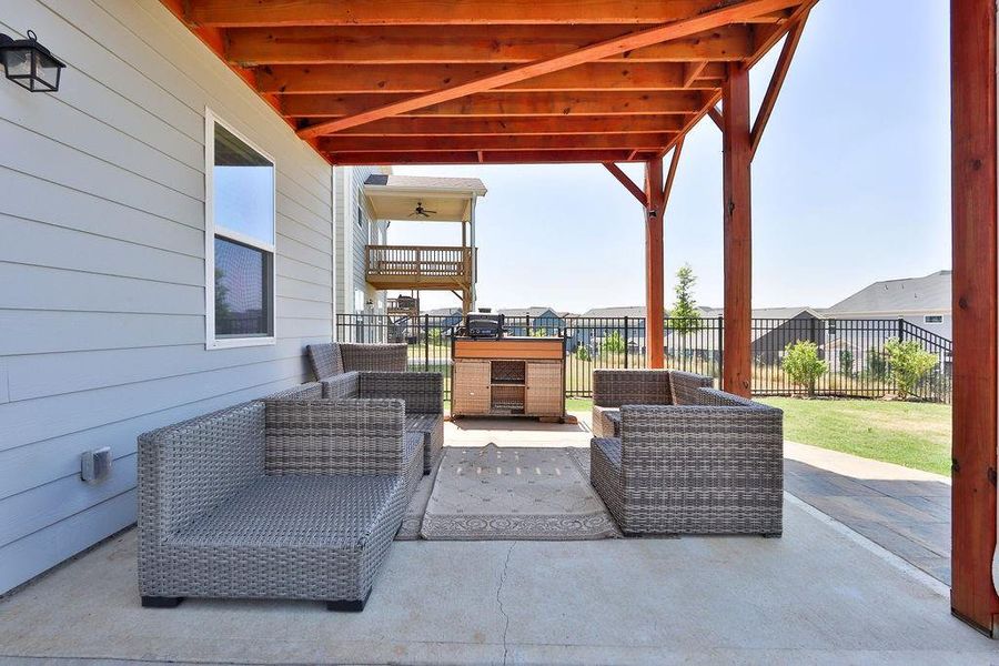Exterior details and patio area of a home in , Hoschton (Image 20). Exterior details and patio area of a home in , Hoschton (Image 20).
