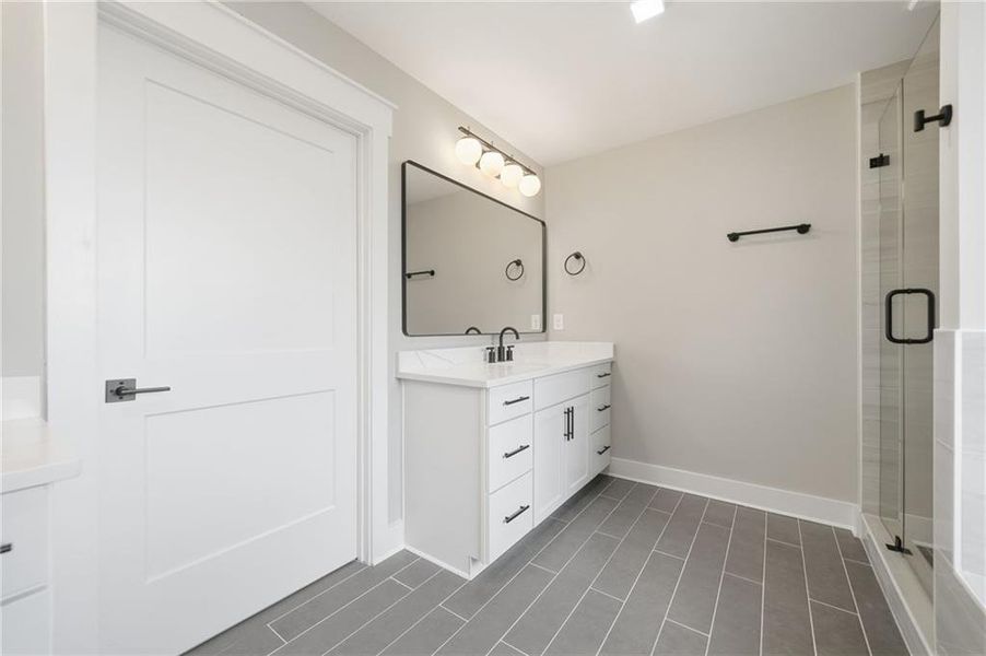 Furnished interior view inside a new home in , Canton (Image 36).