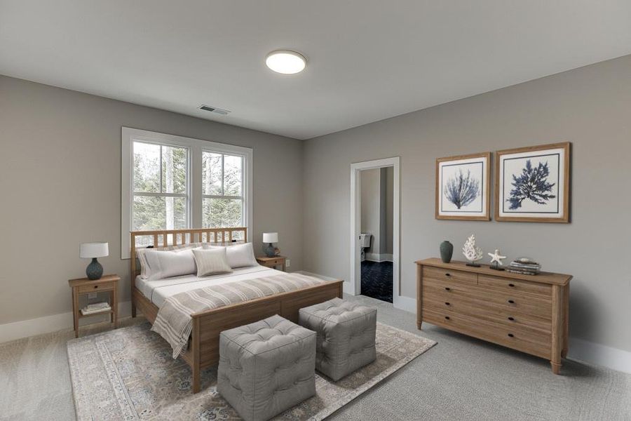 Furnished interior view inside a new home in , Cumming (Image 10).