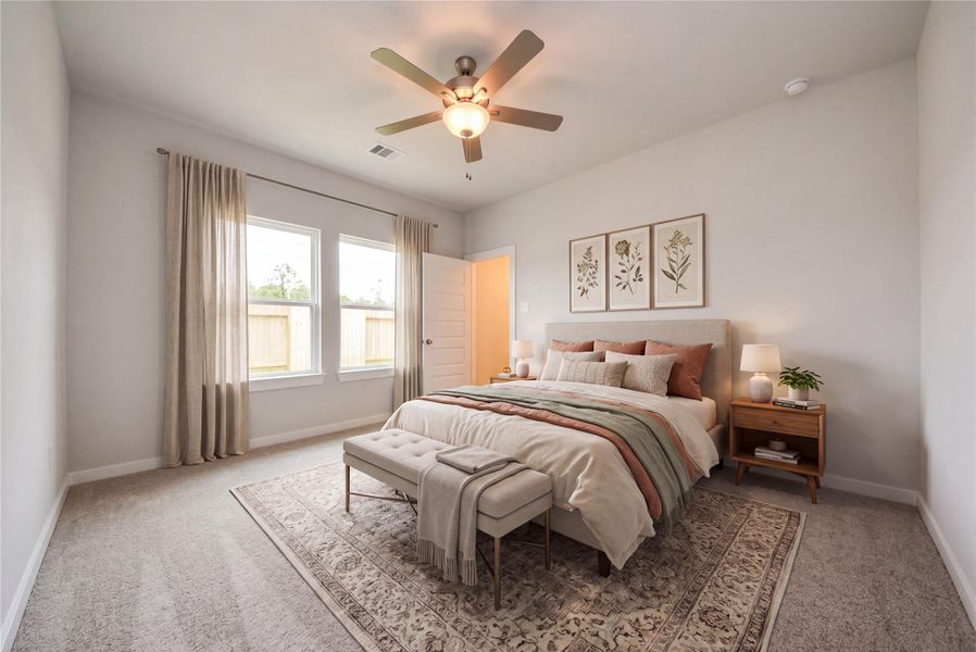 Furnished interior view inside a new home in The Villages at WestPointe, Dayton (Image 13).