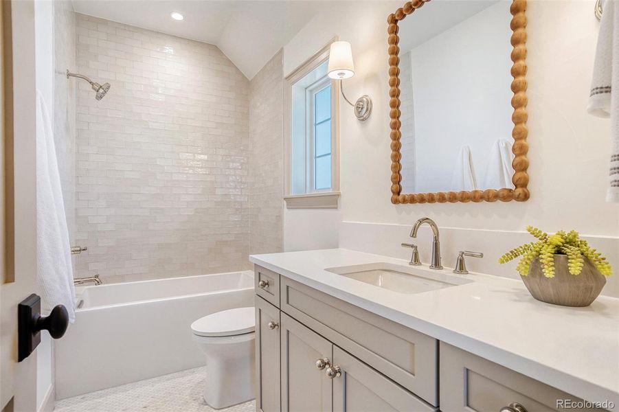 Furnished interior view inside a new home in , Denver (Image 23).