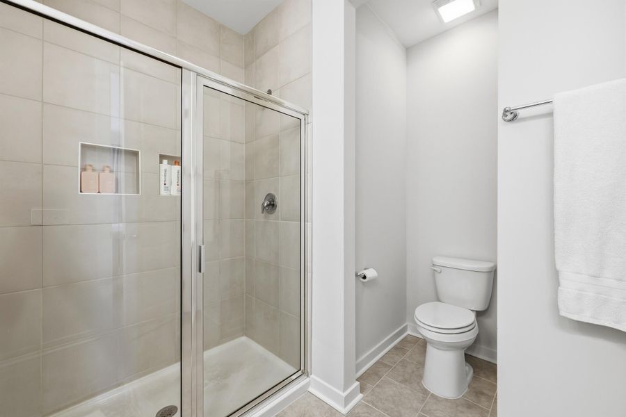 Furnished interior view inside a new home in Homecoming, Ravenel (Image 37). Furnished interior view inside a new home in Homecoming, Ravenel (Image 37).