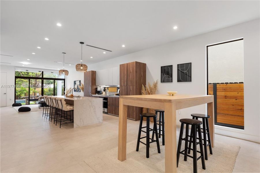 Furnished interior view inside a new home in , Miami (Image 17).