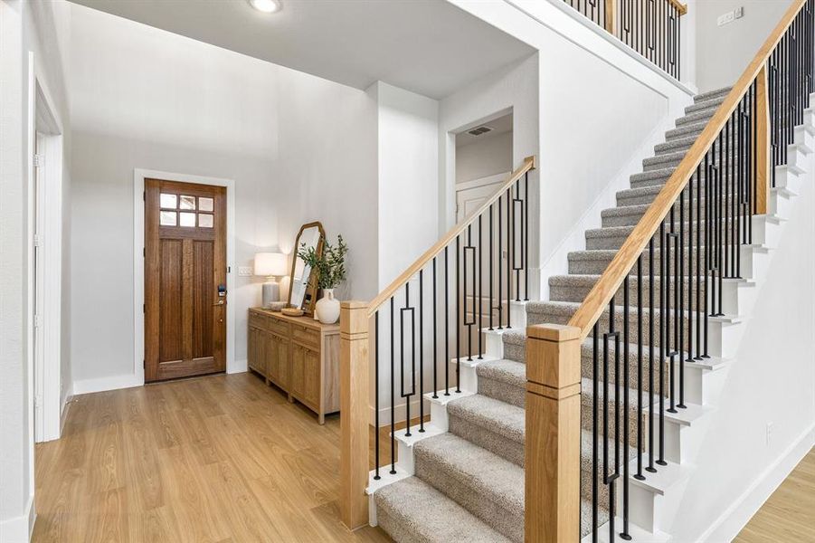 Furnished interior view inside a new home in , McKinney (Image 9).