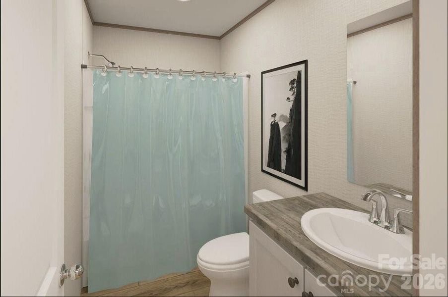 Furnished interior view inside a new home in , Hays (Image 7).