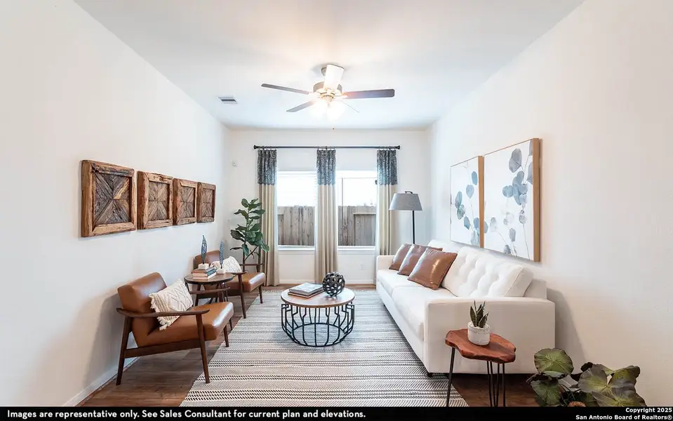 Furnished interior view inside a new home in Garden Grove, San Antonio (Image 8). Furnished interior view inside a new home in Garden Grove, San Antonio (Image 8).