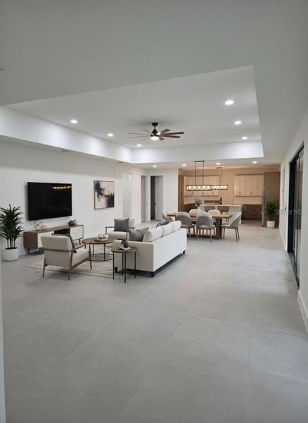 Furnished interior view inside a new home in , Punta Gorda (Image 10).