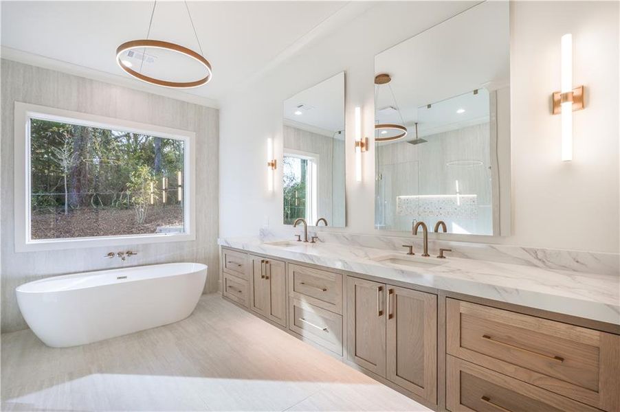 Furnished interior view inside a new home in , Alpharetta (Image 15). Furnished interior view inside a new home in , Alpharetta (Image 15).