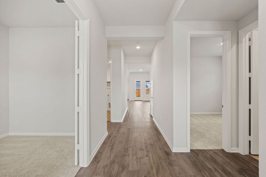 Representative unfurnished interior of a home built from the Baker by Cambridge Homes in Tinsley Meadows, Van Alstyne (Image 9).