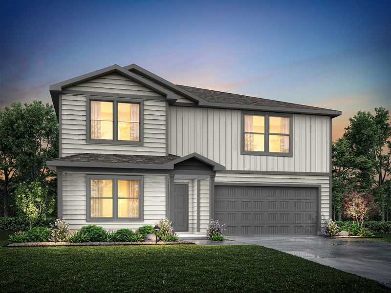 Representative exterior photo of a completed home built from the Taft by National HomeCorp in Still Water Lake, Godley, TX (Image 19).