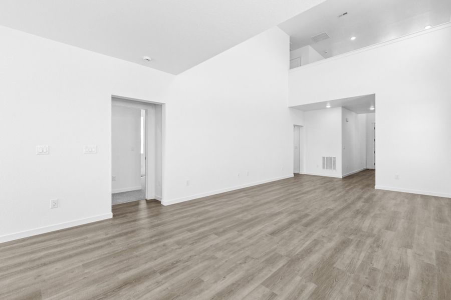 Representative unfurnished interior of a home built from the Bloom Series - Sunflower by Brightland Homes in Granary, Johnstown (Image 15). Representative unfurnished interior of a home built from the Bloom Series - Sunflower by Brightland Homes in Granary, Johnstown (Image 15).