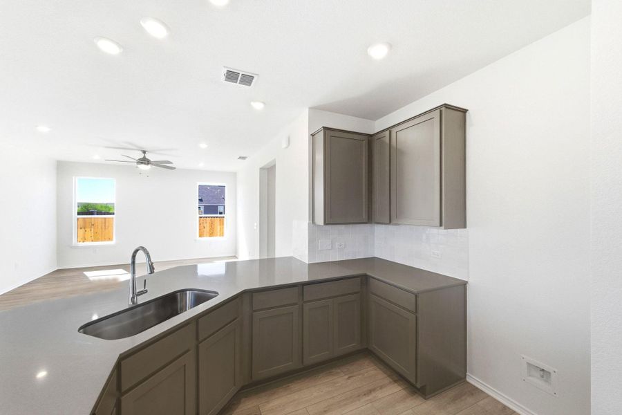 Furnished interior view inside a new home in Stoney Chase, Del Valle (Image 7).
