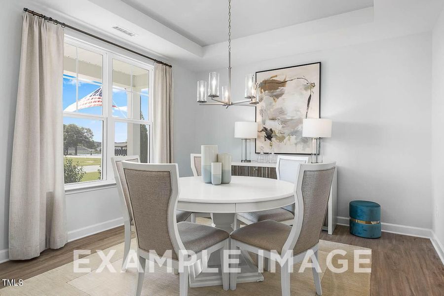 Furnished interior view inside a new home in Tobacco Road, Angier (Image 4).