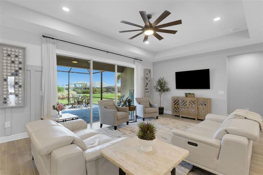 Furnished interior view inside a new home in , Bradenton (Image 58).