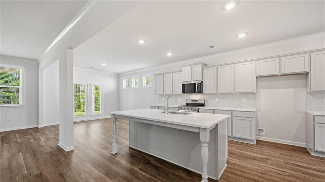 Furnished interior view inside a new home in Independence, Loganville (Image 4).