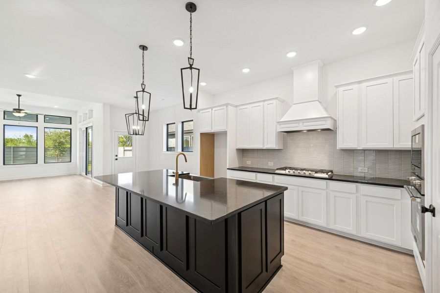 Furnished interior view inside a new home in Pomona 45' Homesites, Manvel (Image 11). Furnished interior view inside a new home in Pomona 45' Homesites, Manvel (Image 11).