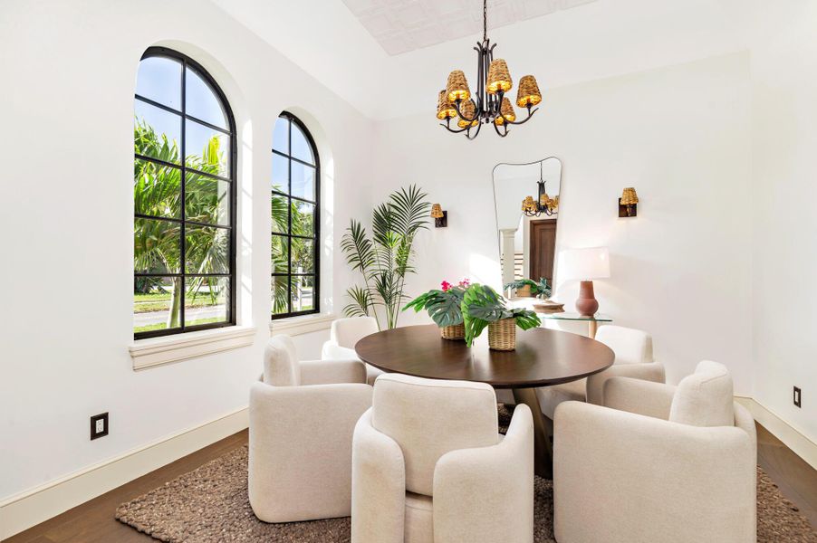 Furnished interior view inside a new home in , West Palm Beach (Image 13).