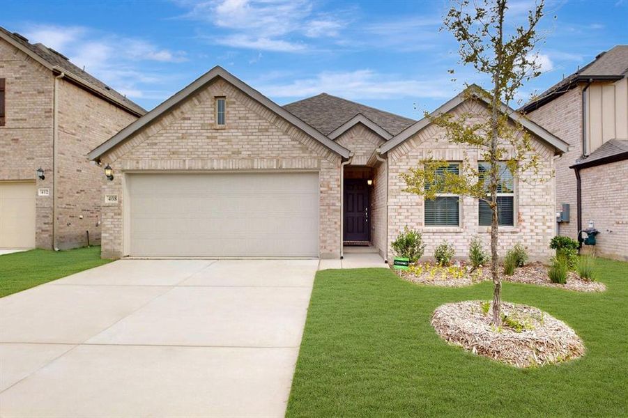 Front exterior of a new home in Forest Park, Princeton, TX, highlighting curb appeal (Image 18). Front exterior of a new home in Forest Park, Princeton, TX, highlighting curb appeal (Image 18).