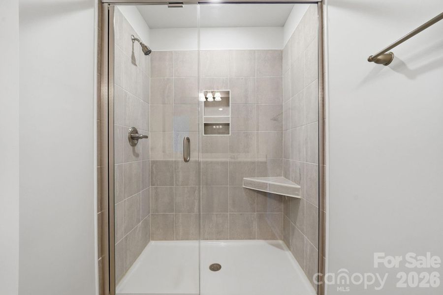 Primary Bathroom - Tile Shower Primary Bathroom - Tile Shower