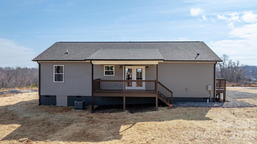 Exterior details and patio area of a home in , Morganton (Image 24).