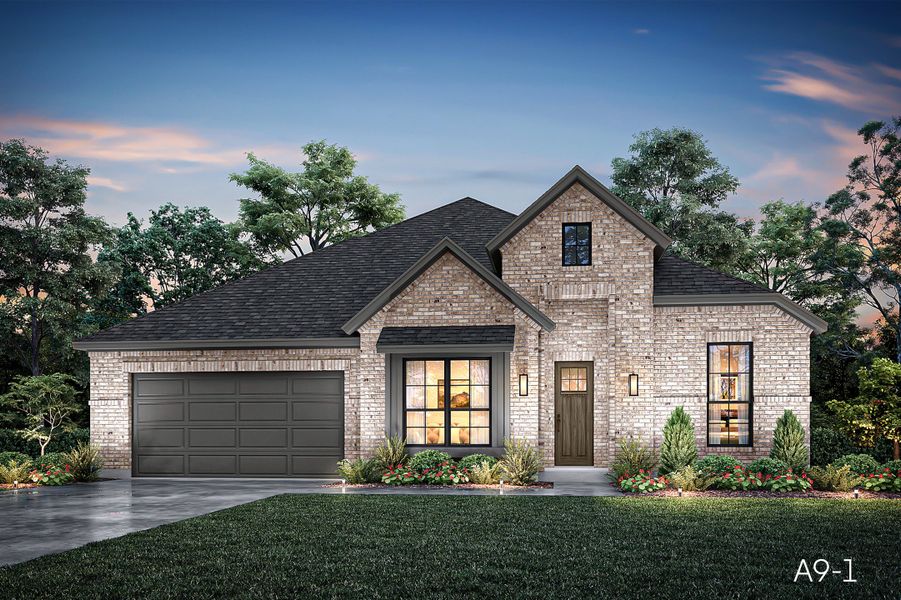 Representative exterior photo of a completed home built from the Denver by John Houston Homes in Bull Hide Estates, Hewitt, TX (Image 1). Representative exterior photo of a completed home built from the Denver by John Houston Homes in Bull Hide Estates, Hewitt, TX (Image 1).