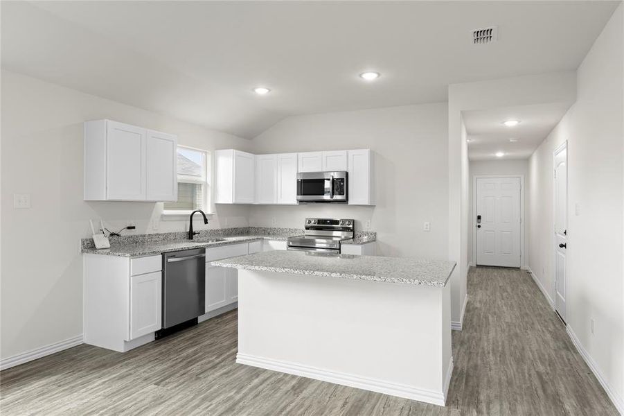 Furnished interior view inside a new home in Labein Villas, Greenville (Image 11). Furnished interior view inside a new home in Labein Villas, Greenville (Image 11).
