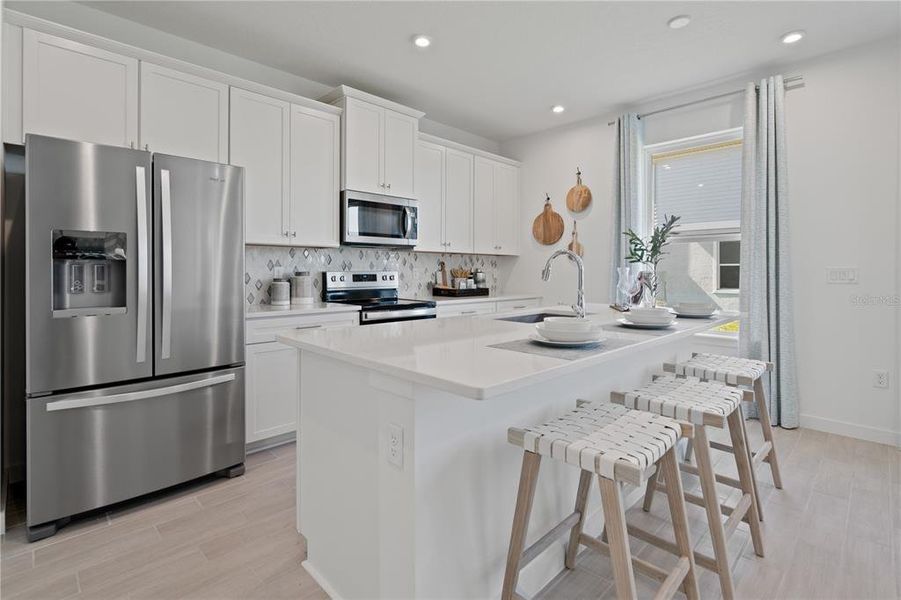 Furnished interior view inside a new home in Trinity Place, St. Cloud (Image 21). Furnished interior view inside a new home in Trinity Place, St. Cloud (Image 21).