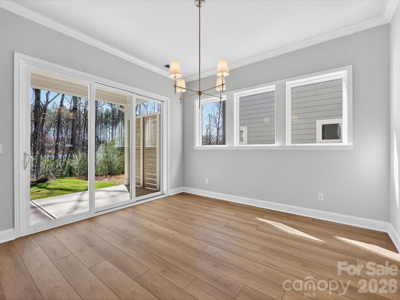 Spacious, unfurnished interior of a new home in North Creek Village, Huntersville (Image 34).
