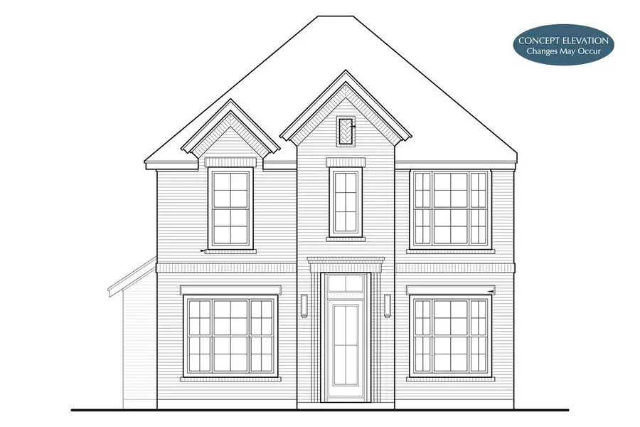 Architectural rendering of home exteriors planned for Enclave 35s in Frisco, TX (Image 5).
