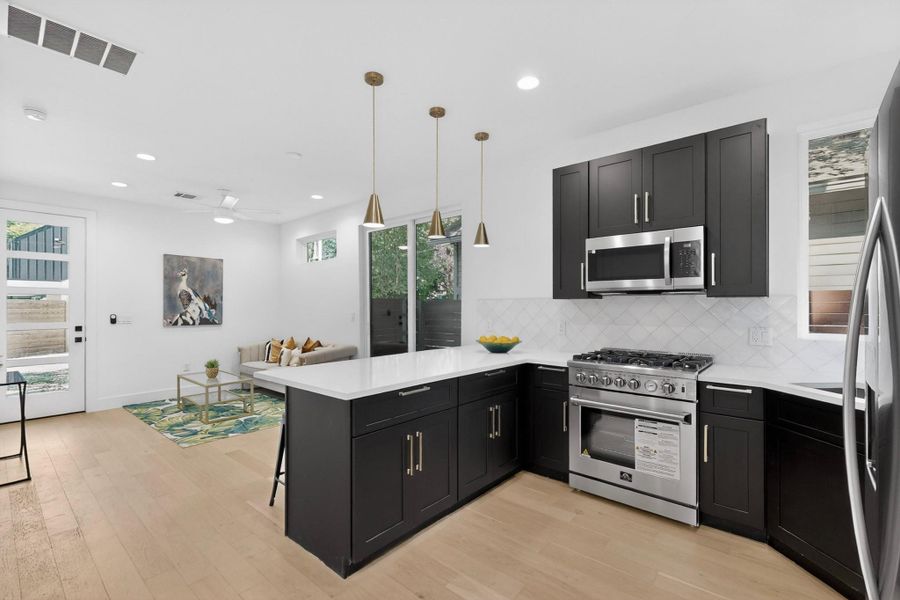 Furnished interior view inside a new home in , Austin (Image 17).