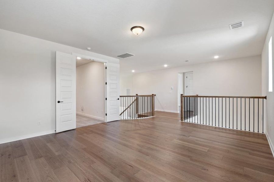 Spacious, unfurnished interior of a new home in Park Collection at Heritage, Dripping Springs (Image 28). Spacious, unfurnished interior of a new home in Park Collection at Heritage, Dripping Springs (Image 28).