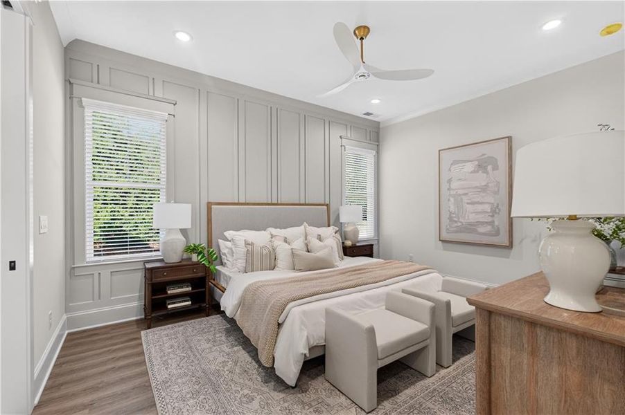 Furnished interior view inside a new home in , Marietta (Image 42).
