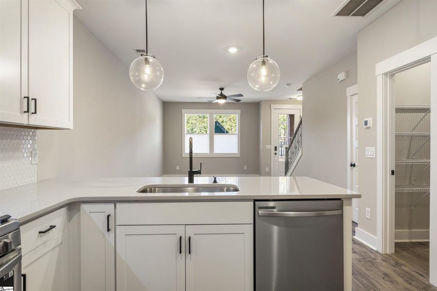 Furnished interior view inside a new home in Renaissance Place, Greenville (Image 5).