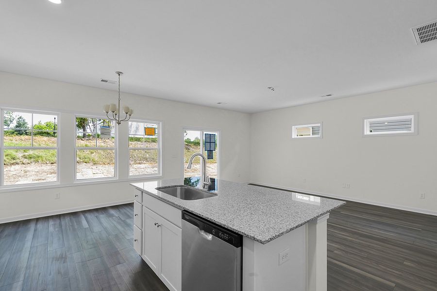 Representative furnished interior of a home built from the Laurel II by Great Southern Homes in Worthington, Hephzibah (Image 5).