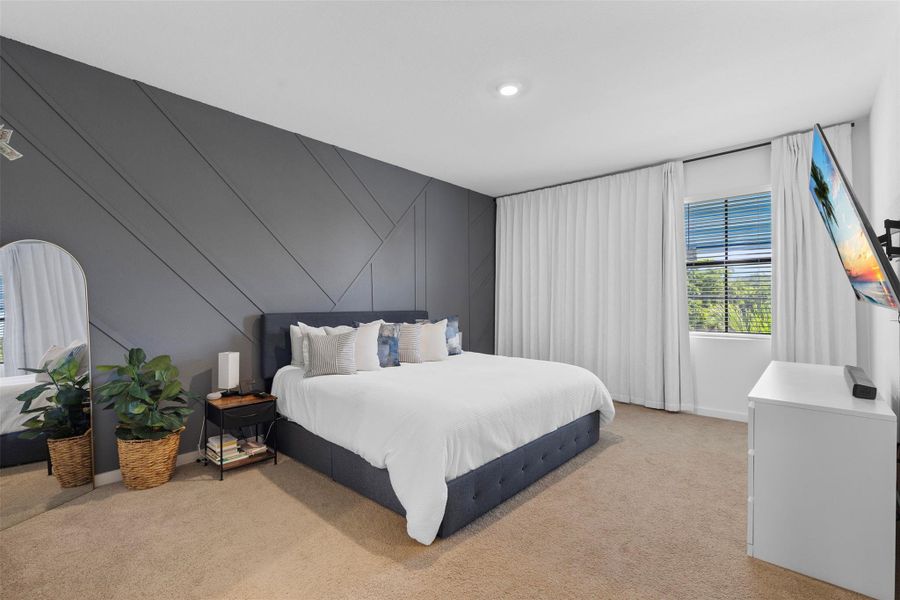 Furnished interior view inside a new home in , Pompano Beach (Image 13).