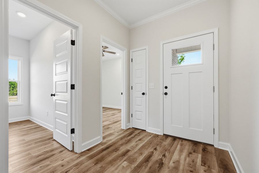 Spacious, unfurnished interior of a new home in McCarthy Estates, Defuniak Springs (Image 17). Spacious, unfurnished interior of a new home in McCarthy Estates, Defuniak Springs (Image 17).