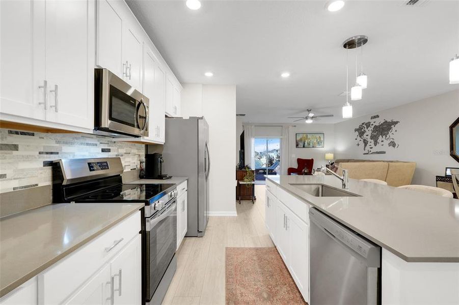 Furnished interior view inside a new home in , Clermont (Image 33). Furnished interior view inside a new home in , Clermont (Image 33).