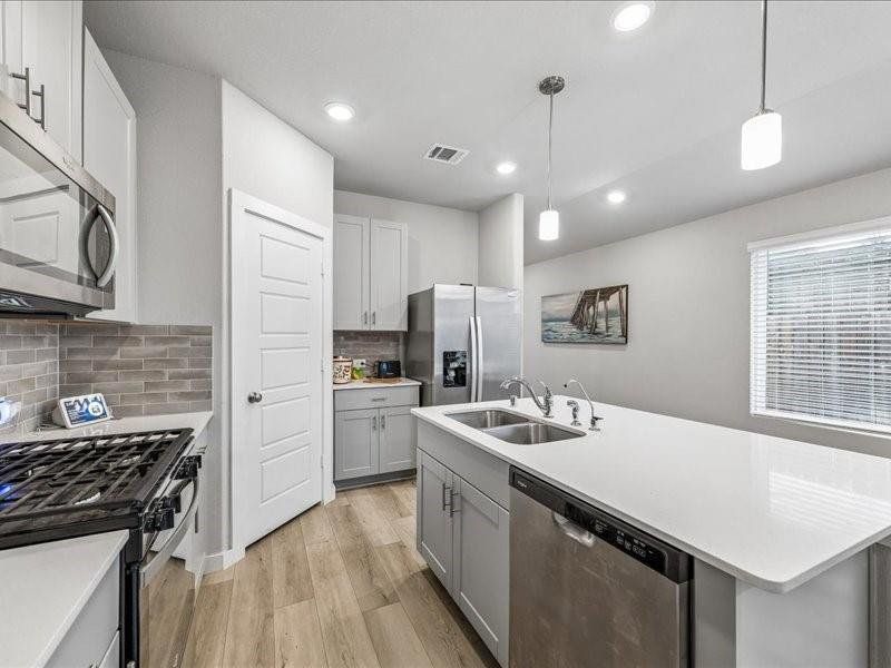 Furnished interior view inside a new home in Montgomery Oaks - Premier, Conroe (Image 7).