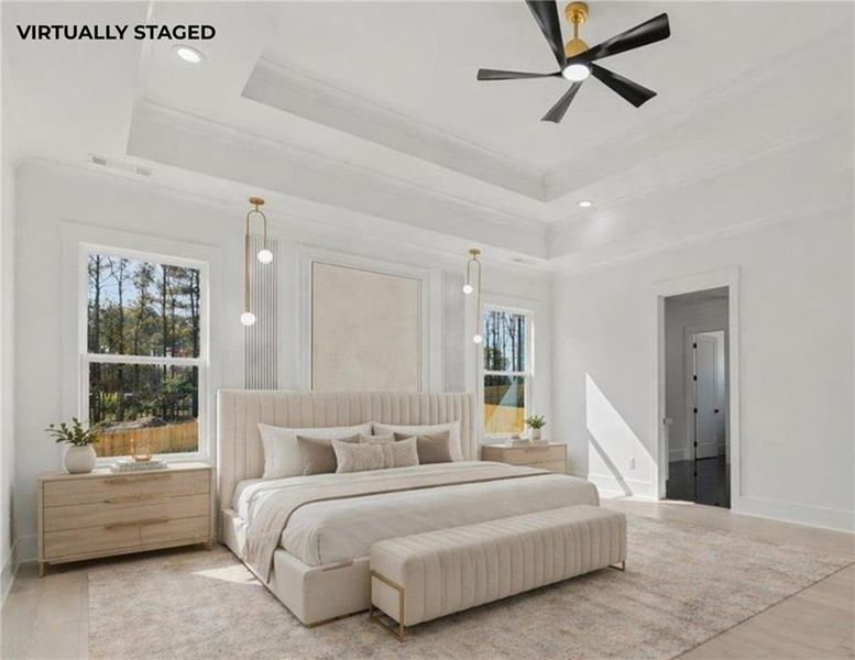 Furnished interior view inside a new home in , Grayson (Image 17).
