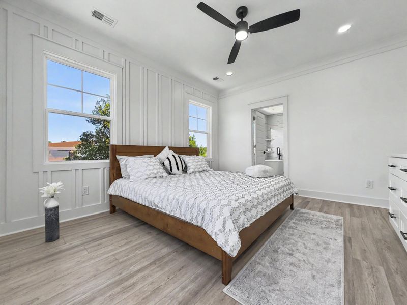 Furnished interior view inside a new home in , North Charleston (Image 18).