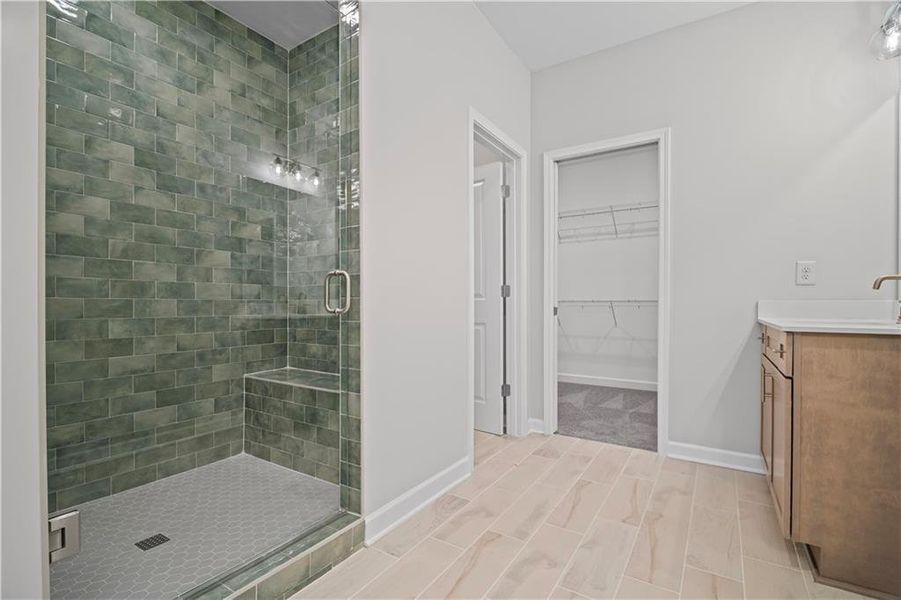 Furnished interior view inside a new home in The Retreat at River Green, Canton (Image 14).