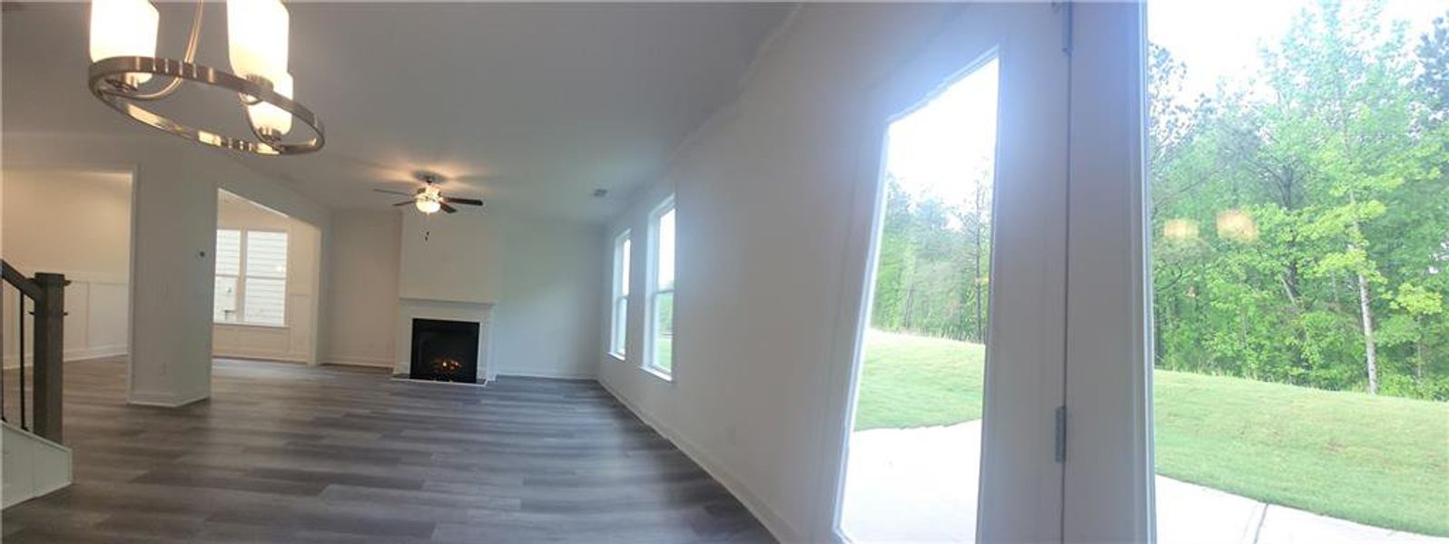 Spacious, unfurnished interior of a new home in Clark Farms, Flowery Branch (Image 13).