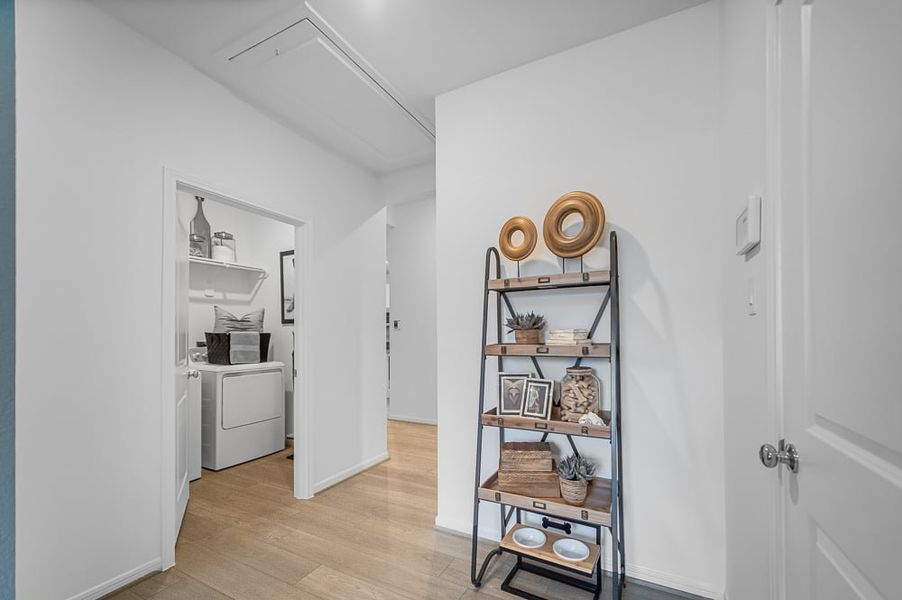 Representative furnished interior of a home built from the Charlton by Taylor Morrison in Mason Woods 45s, Cypress (Image 10).