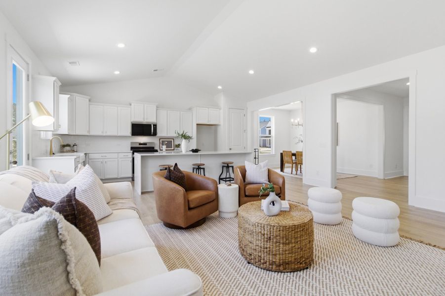 Furnished interior view inside a new home in , Ravenel (Image 12).
