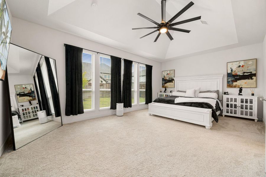 Furnished interior view inside a new home in , Manvel (Image 9).
