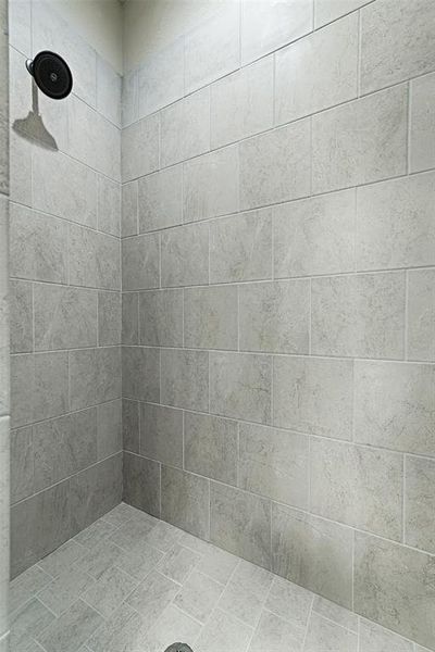 Large walk-in shower!