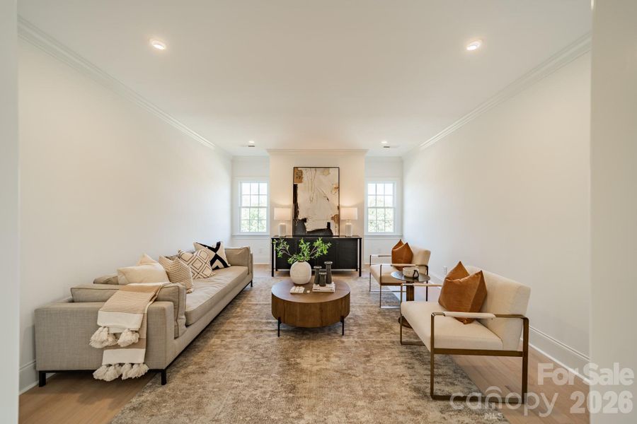 Furnished interior view inside a new home in , Charlotte (Image 18).