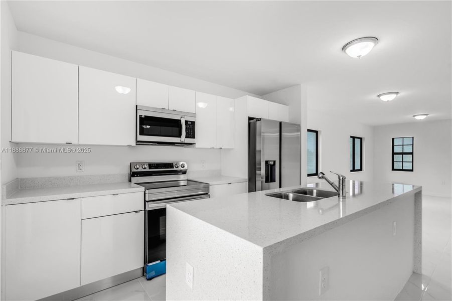 Furnished interior view inside a new home in , Miami (Image 5).